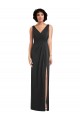 Purchase Long Sleeveless V-Neck Sheath Spandex Maxi Evening Dress Canada