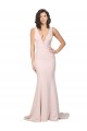 Purchase Sweep Train Sleeveless V-Neck Sheath Stretch Crepe Sexy Evening Dress Canada