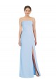 Purchase Long Sleeveless Strapless Trumpet Soft Chiffon Evening Dress Canada