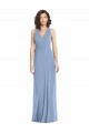 Purchase Long Sleeveless Halter Neck Trumpet Luxe Chiffon Evening Dress Canada