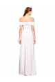 Purchase Long Sleeveless Off the Shoulder Mermaid Stretch Crepe Evening Dress Canada
